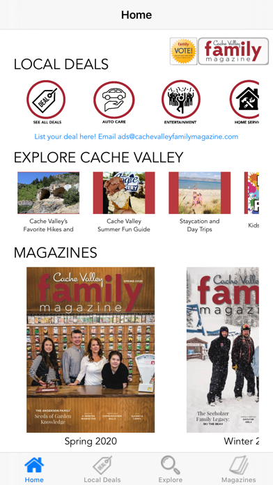 Screenshot #1 pour Cache Valley Family Magazine