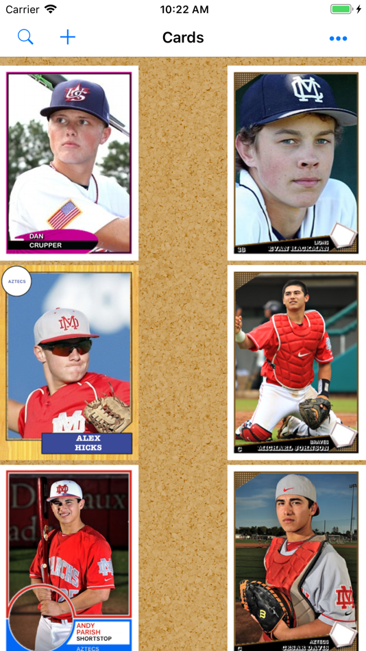 #1. Sports Card Mashup (iOS) By: iStuff