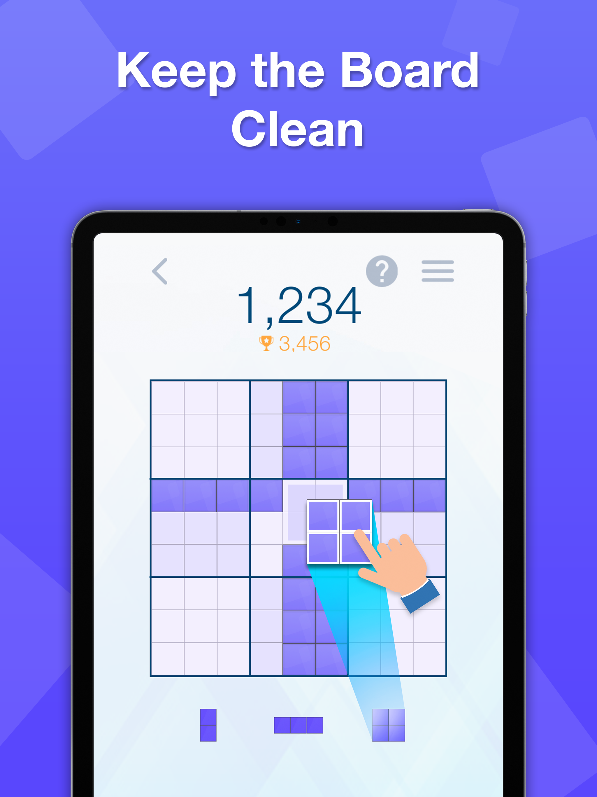 NINES! Purple Block Puzzle