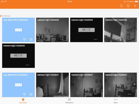 Xpy Watch iPad screenshot 1 - Photo & Video app