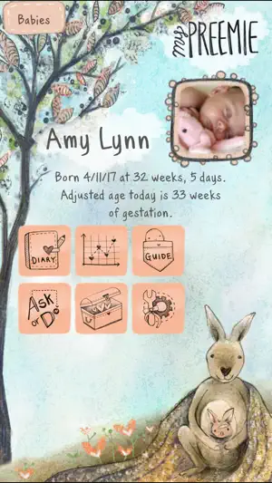 MyPreemie app screenshot 1