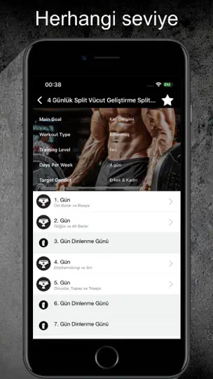 Workout Log & Fitness Tracker iPhone Ekran Görüntüsü 2