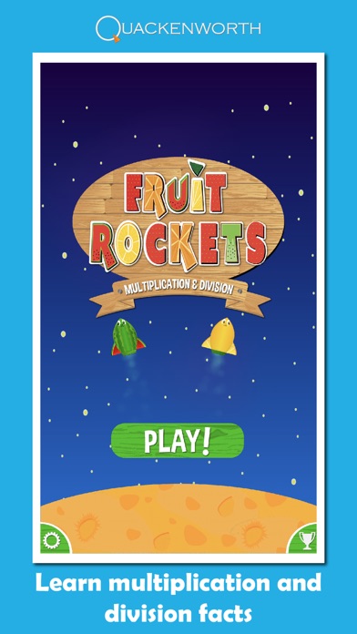 Fruit Rockets Multiplication Screenshot