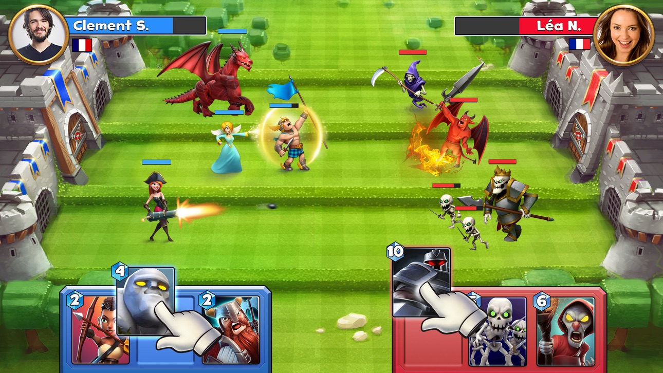 Castle Crush: Clash Cards Game Hack screenshot 1 - iOS game interface