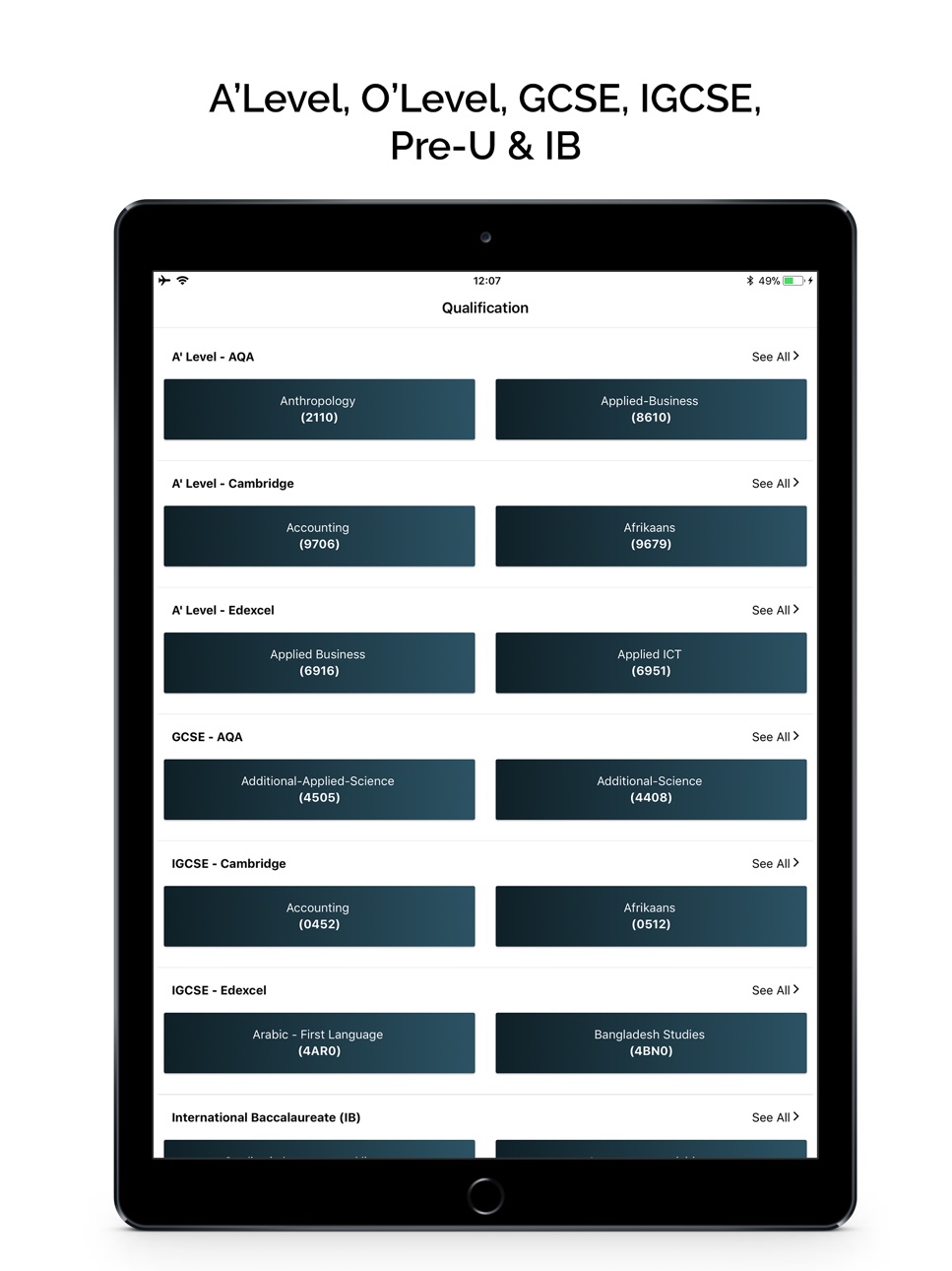 iPad screenshot