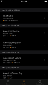 Daylight Saving Time screenshot