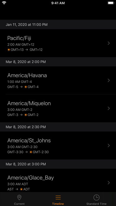 Daylight Saving Time iPhone screenshot 6 - Utilities app