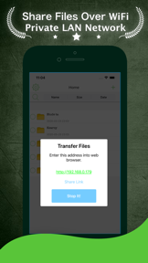 USB Transfer Files Over WiFi screenshot