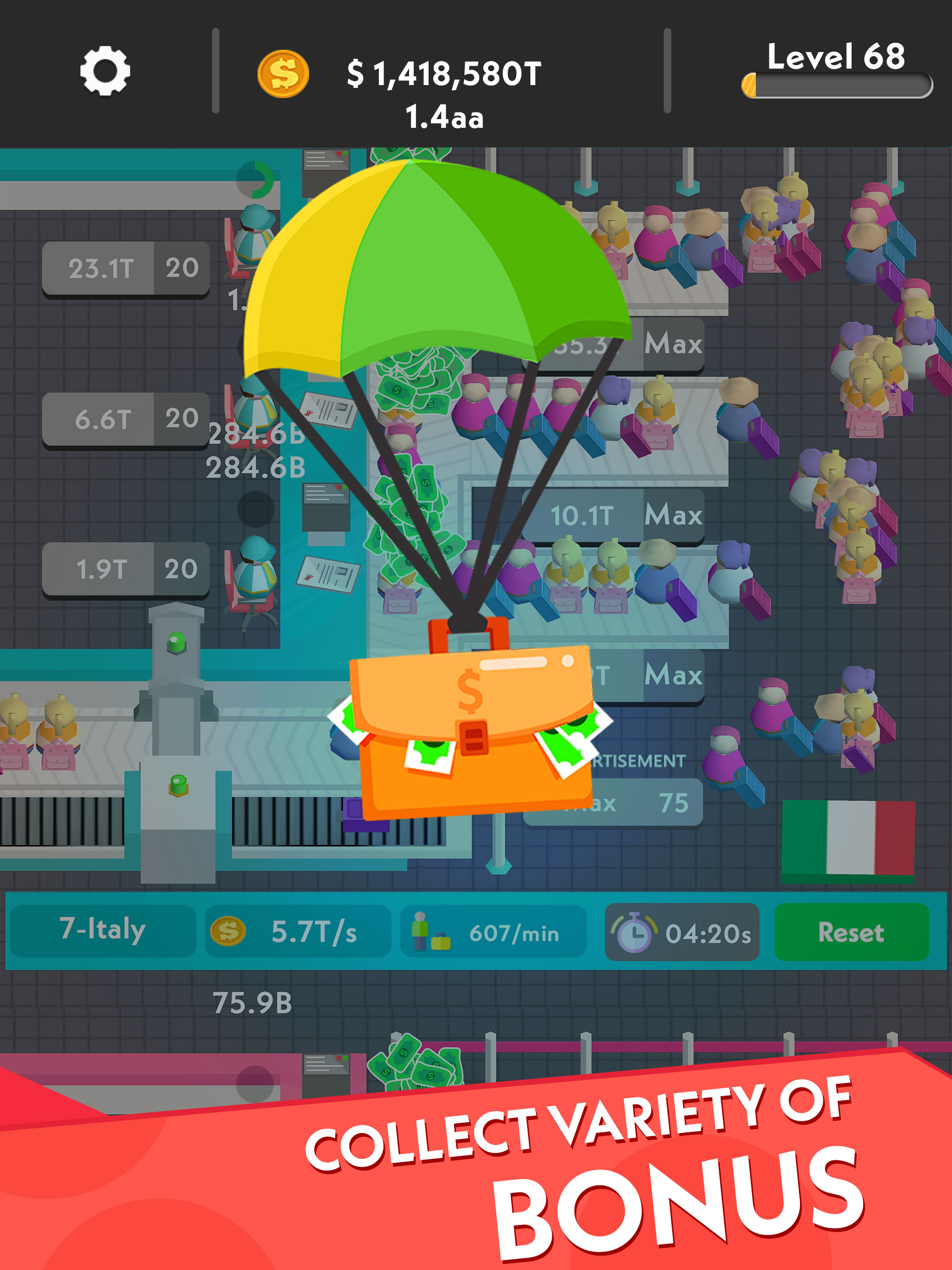 Idle Passport Tycoon
