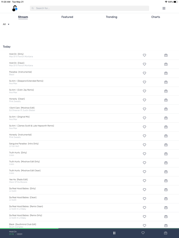 Digital DJ Pool iPad screenshot 1 - Music app