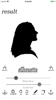 silhouette photo editor iphone screenshot 2