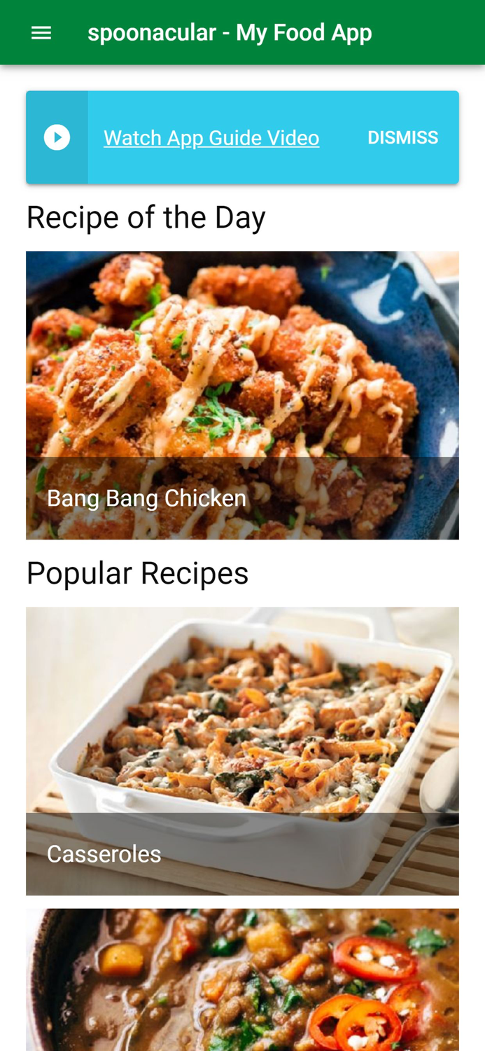 spoonacular food companion