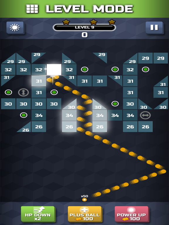 Bricks breaker ace iPad screenshot