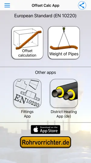 Offset Calc App screenshot 1