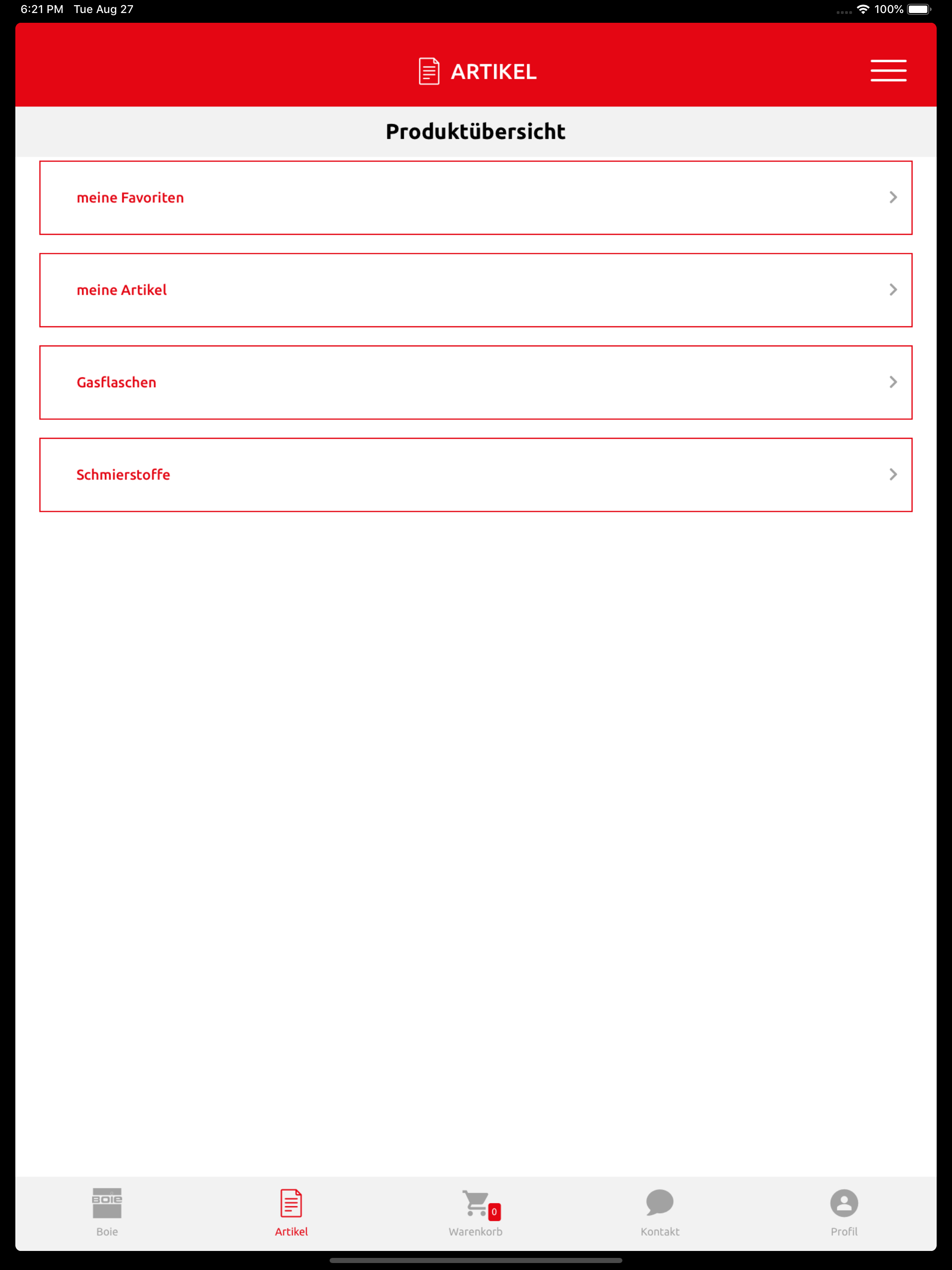 Boie Bestell-App screenshot 9