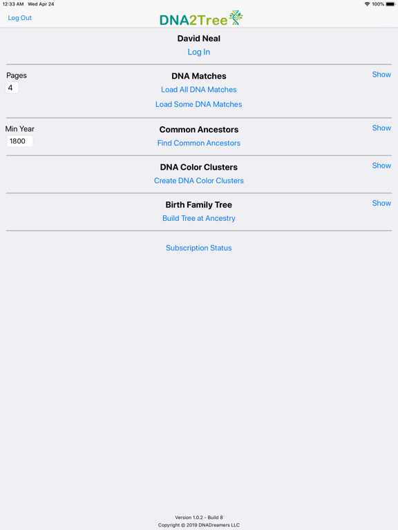 Screenshot #4 pour DNA2Tree