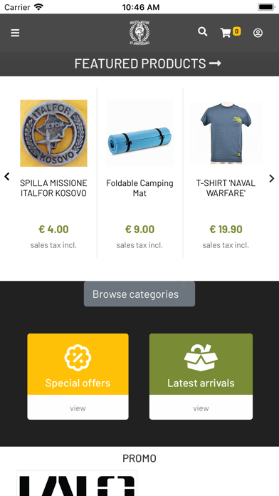 Screenshot #1 pour Negozio Militare SF