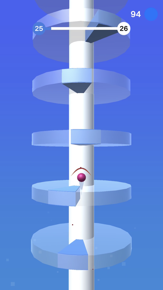 #7. Helix Bounce (iOS) 由: Mohammad Oumari