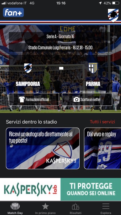 U.C. Sampdoria App Ufficiale screenshot 2