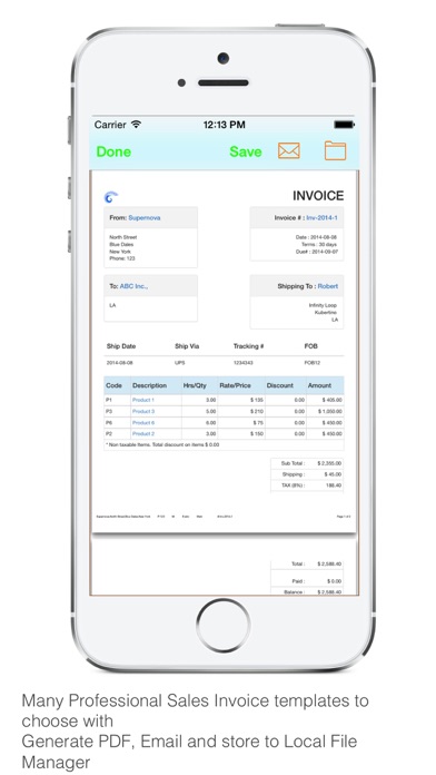 Screenshot #3 pour Retail Store Manager: Invoice