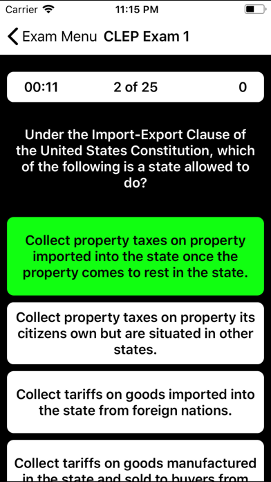 CLEP Business Law Prep Screenshot