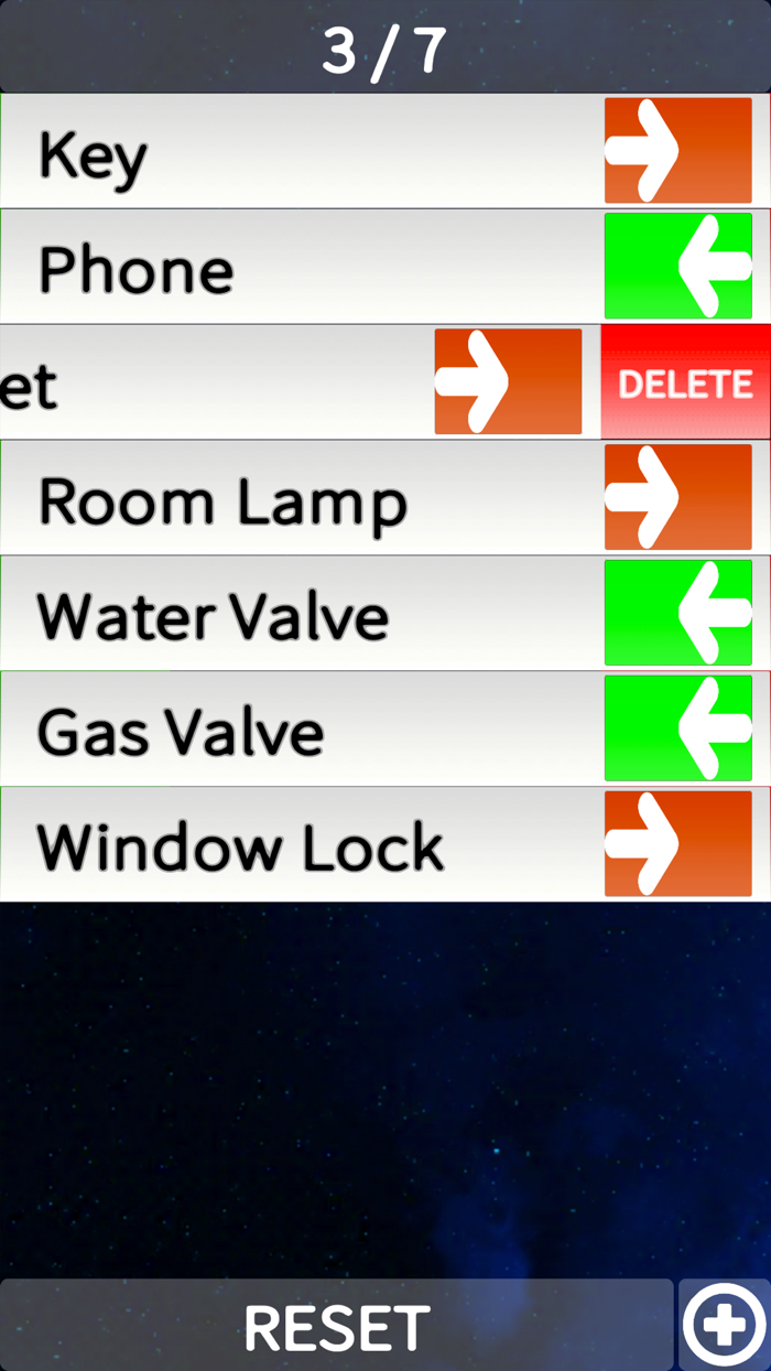 Going Out Check-List