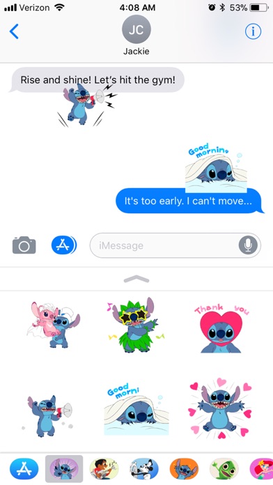 Screenshot #3 pour Disney Stickers: Stitch Pack 2