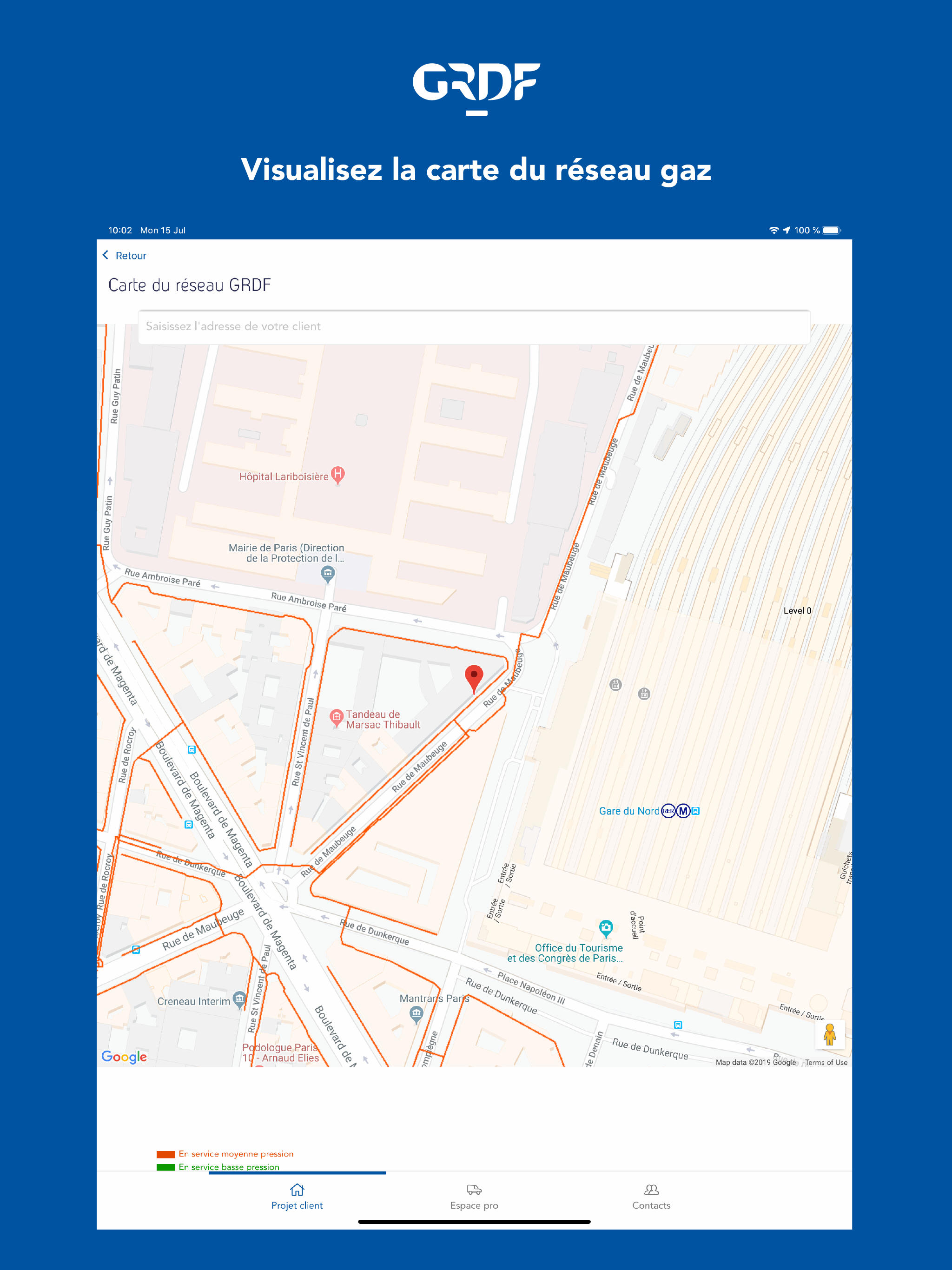 GRDF Pros du gaz