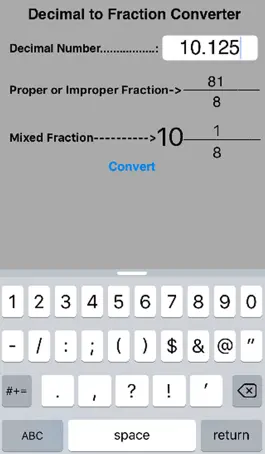 Game screenshot Decimal To Fraction Converter mod apk