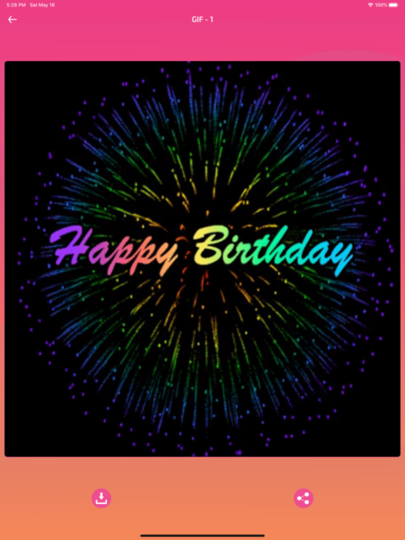 Birthday Photo Frames & Cards iPad screenshot 6 - Entertainment app