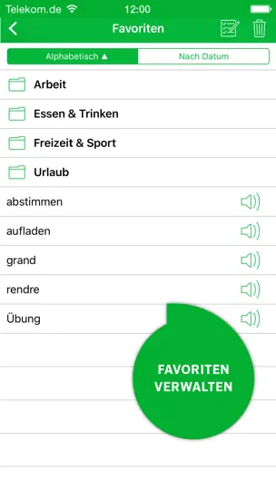 Screenshot von Wörterbuch Französisch auf dem iPhone 3