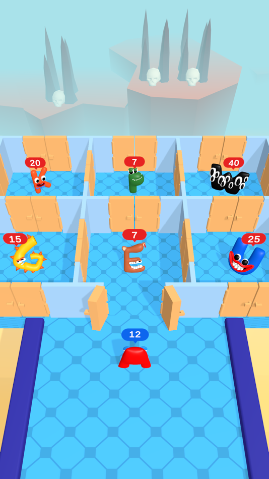 #5. Alphabet Run 3D (iOS) By: Adnan Sohail