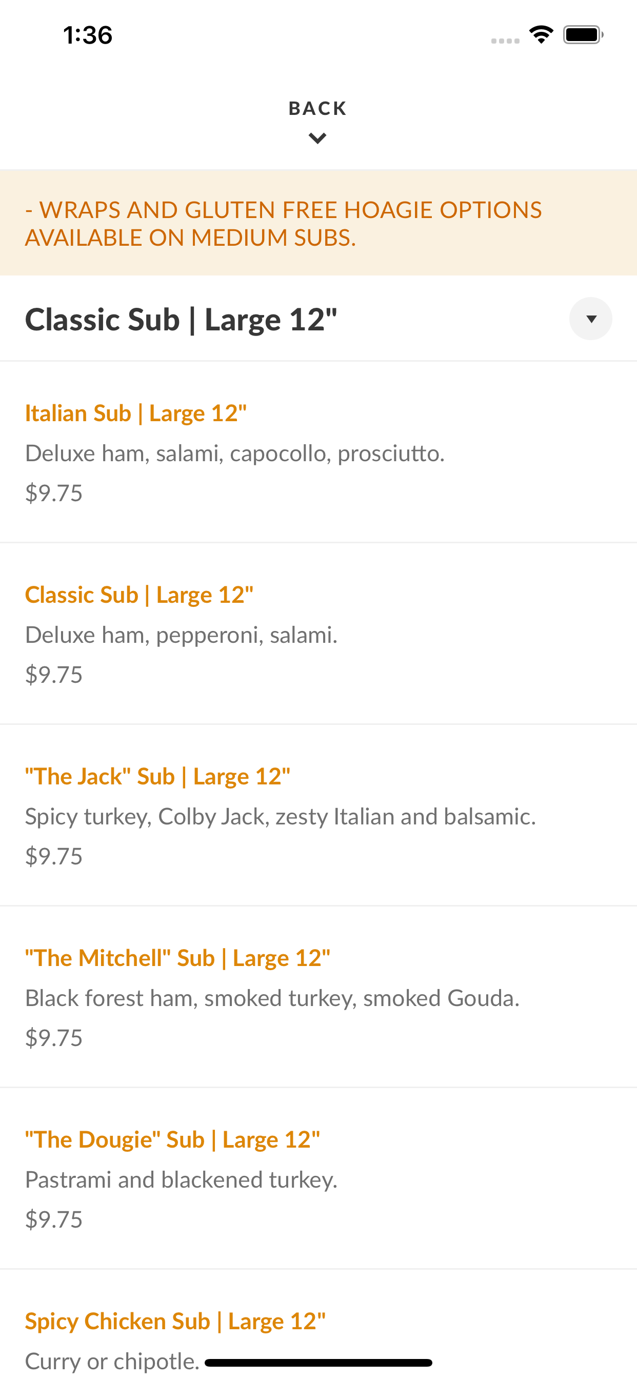 Giant Subs & Deli screenshot 3