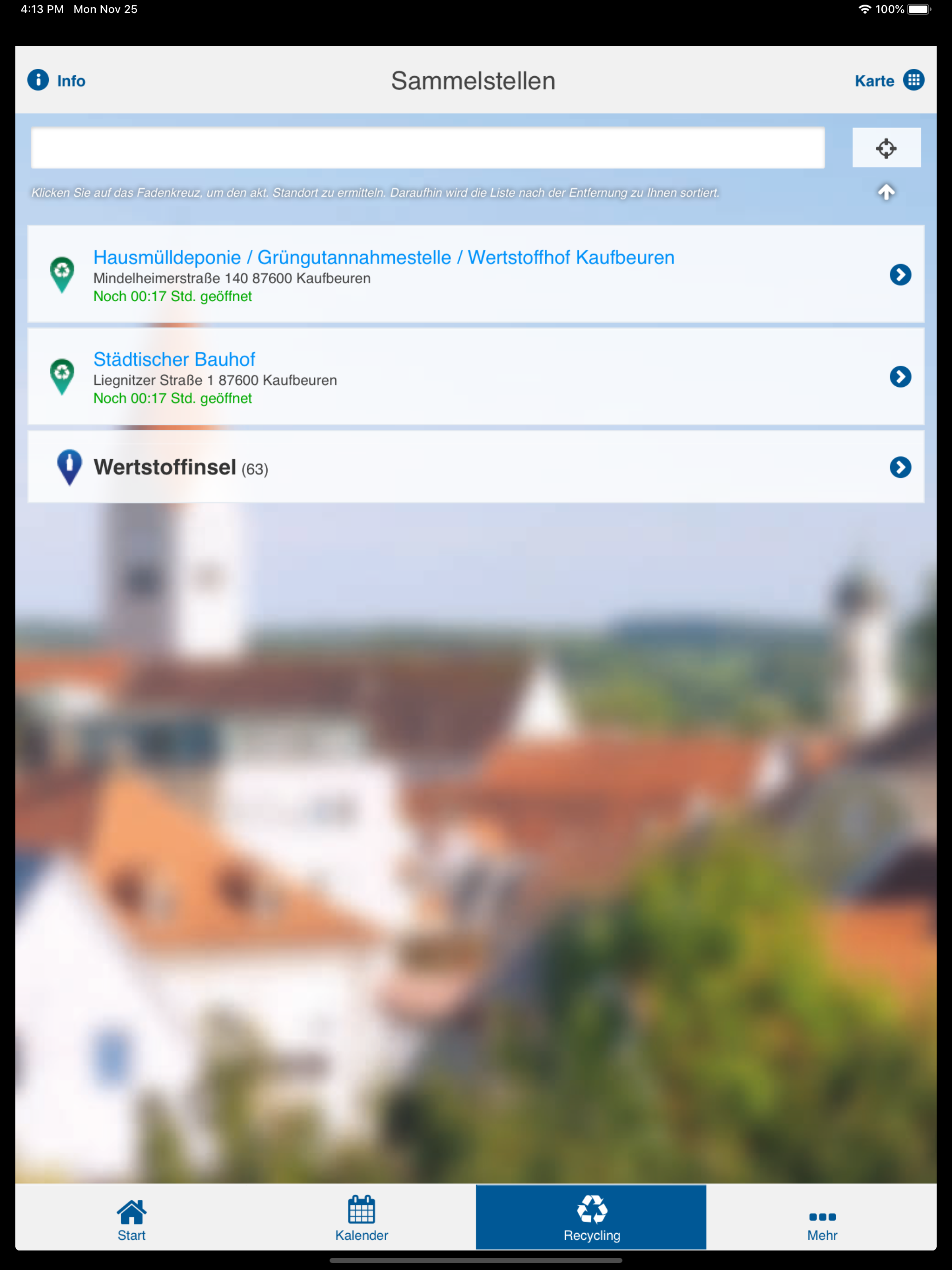 Stadt Kaufbeuren Abfall-App
