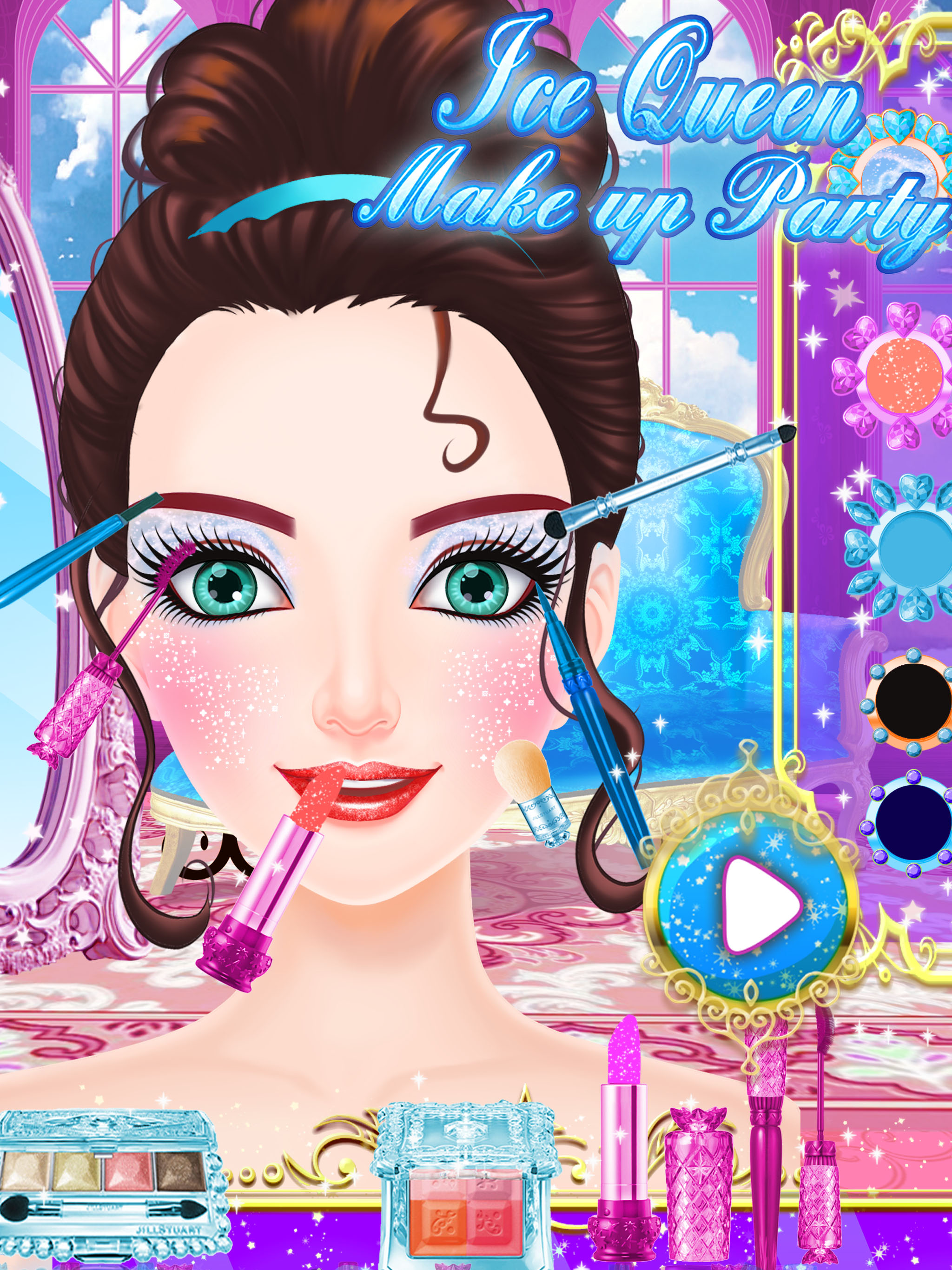 Ice Queen Make Up Party Salon