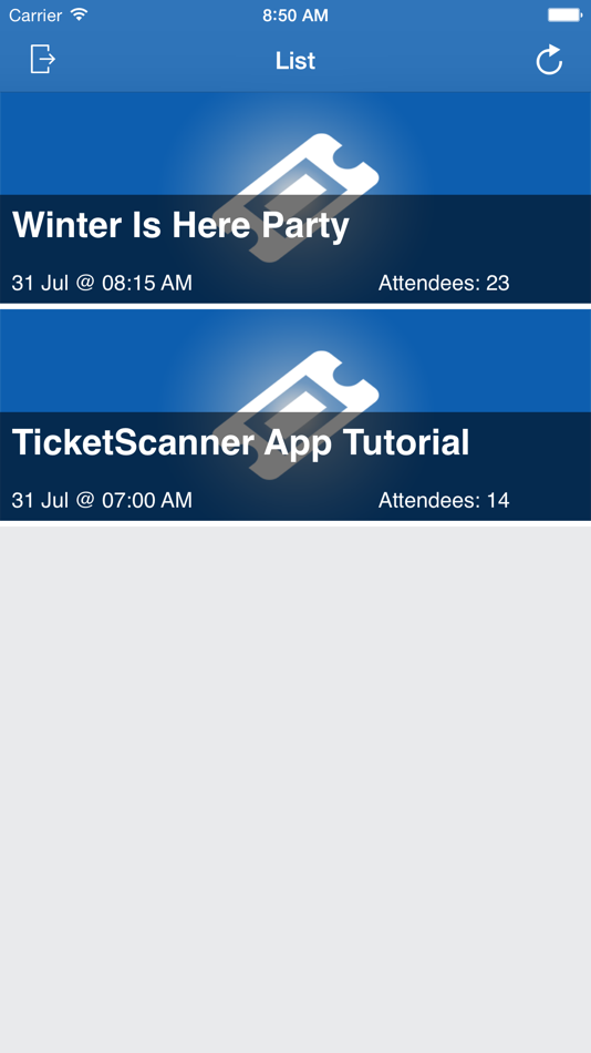 #1. MyGuestlist Ticket Scanner (iOS) By: MyGuestlist