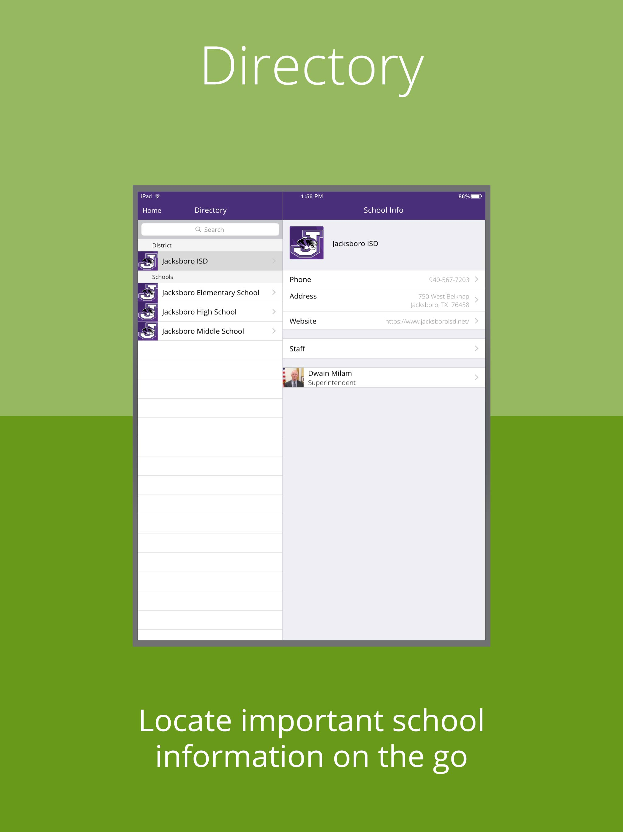 Jacksboro ISD screenshot 6