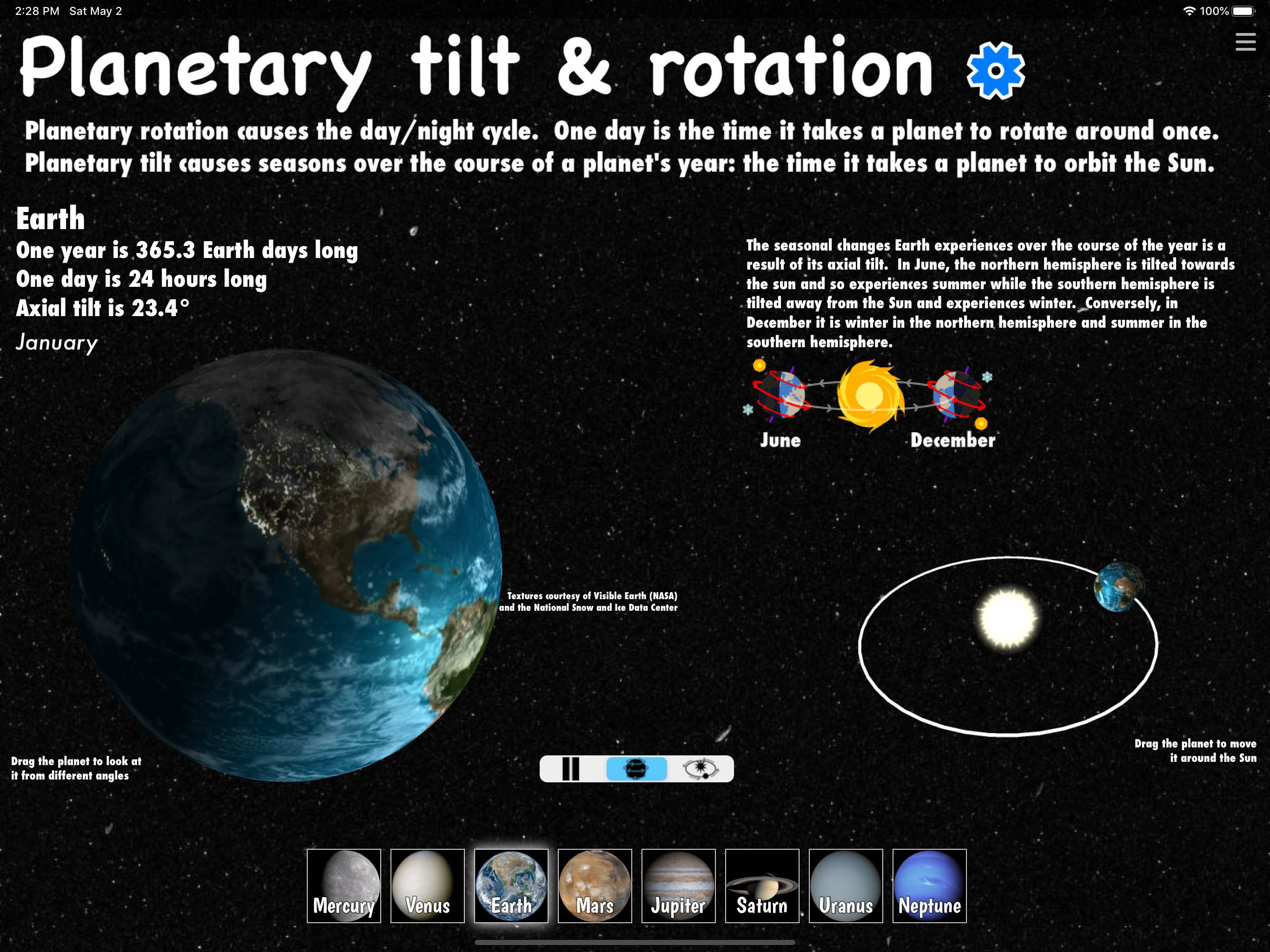 Interactive Minds Solar System screenshot 3