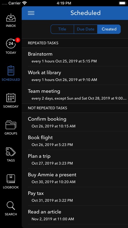 GTD tasks & to-do list screenshot-0