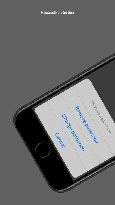 Document scanner: create PDF iPhone screenshot