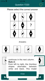 iq test: raven's matrices pro iphone screenshot 4