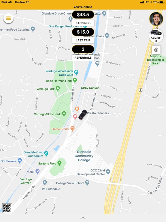 Cablr Driver iPad screenshot 2 - Business app