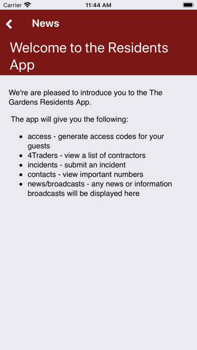 The Gardens Resident's App screenshot 4