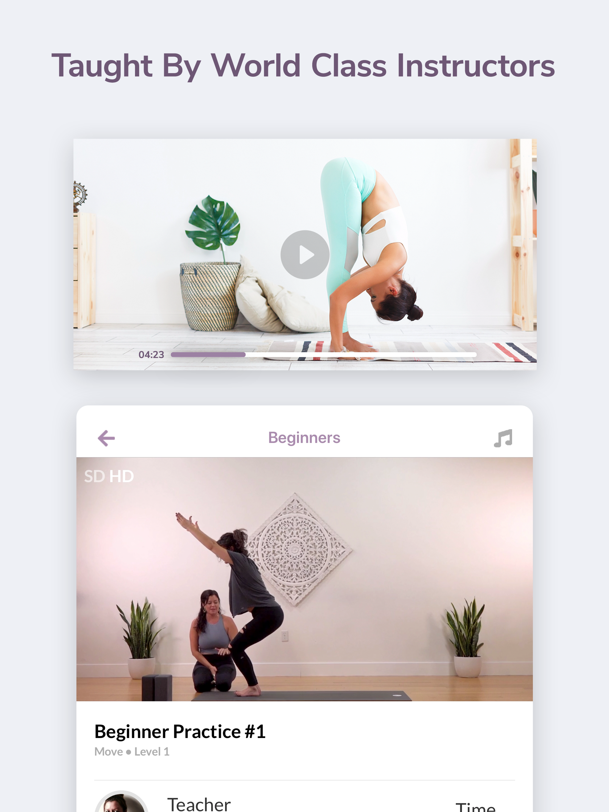 Yoga Time: For Beginners & All