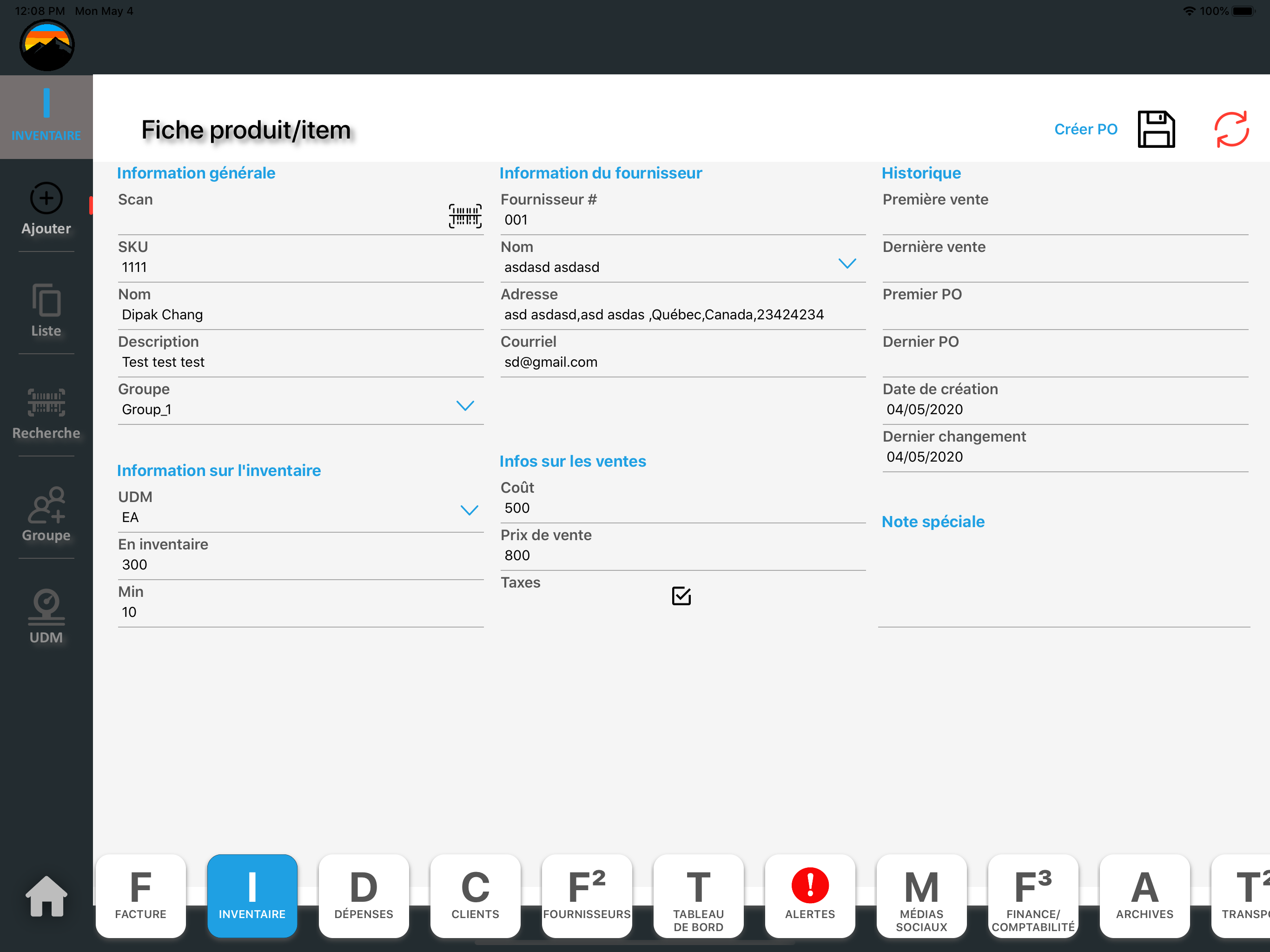 Mon Entreprise screenshot 2