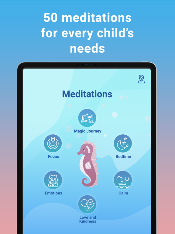 Piku - Calm Kids iPad screenshot 1 - Health & Fitness app