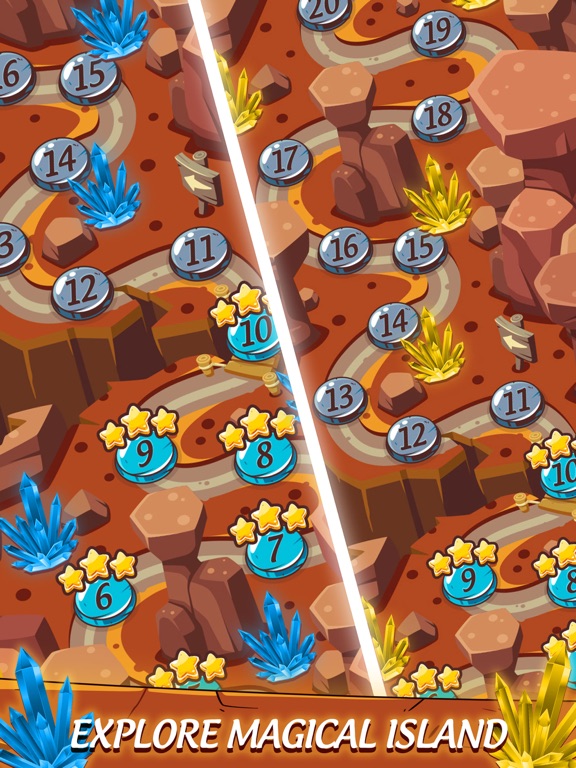 Crystal Gems - logical puzzle iPad screenshot 3 - Games app
