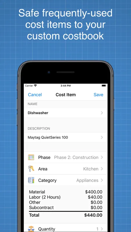 Construction Cost Estimator screenshot 5 of 5