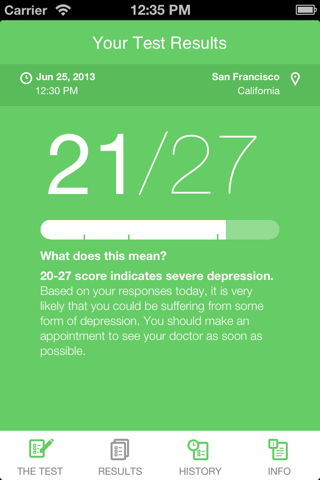 Depression Test screenshot 3