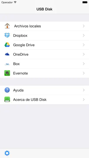 Captura de pantalla de USB Disk SE,Gestor De Archivos en iPhone 1